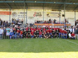Leyendas del Valencia en Villarrobledo (Foto: Pedrán / Villarrobledo diario)