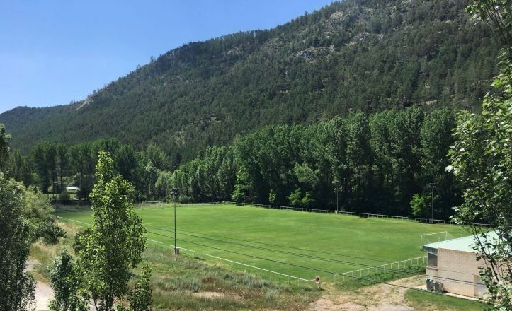 Campo de fútbol en la Colonia Polster