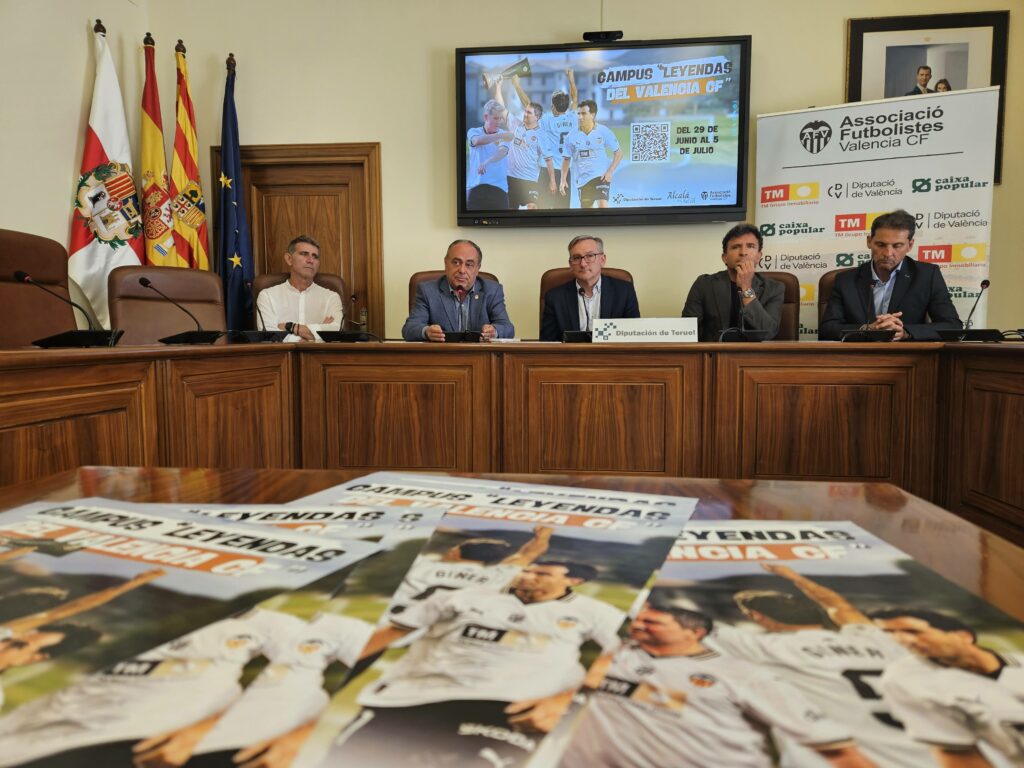 Presentado el campus Leyendas del Valencia CF en Teruel