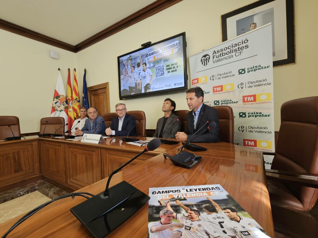 Presentado el campus Leyendas del Valencia CF en Teruel